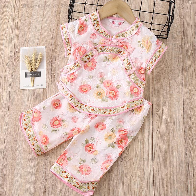 Summer Clothing Baby Girl - Детский летний костюм Тан для девочек,
