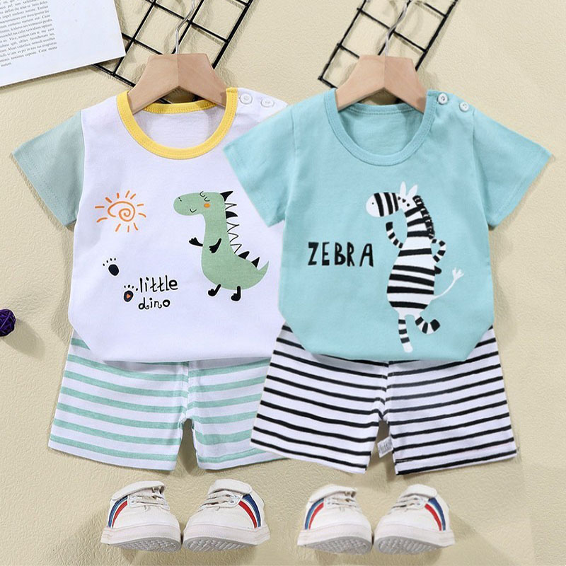 Summer Clothing Baby Girl - Хлопковые футболки + шорты, спортивный костюм