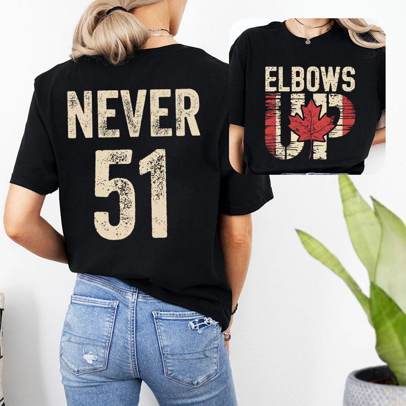 Summer Clothing Women Canada - Ретро налокотники Never 51, женские футболки
