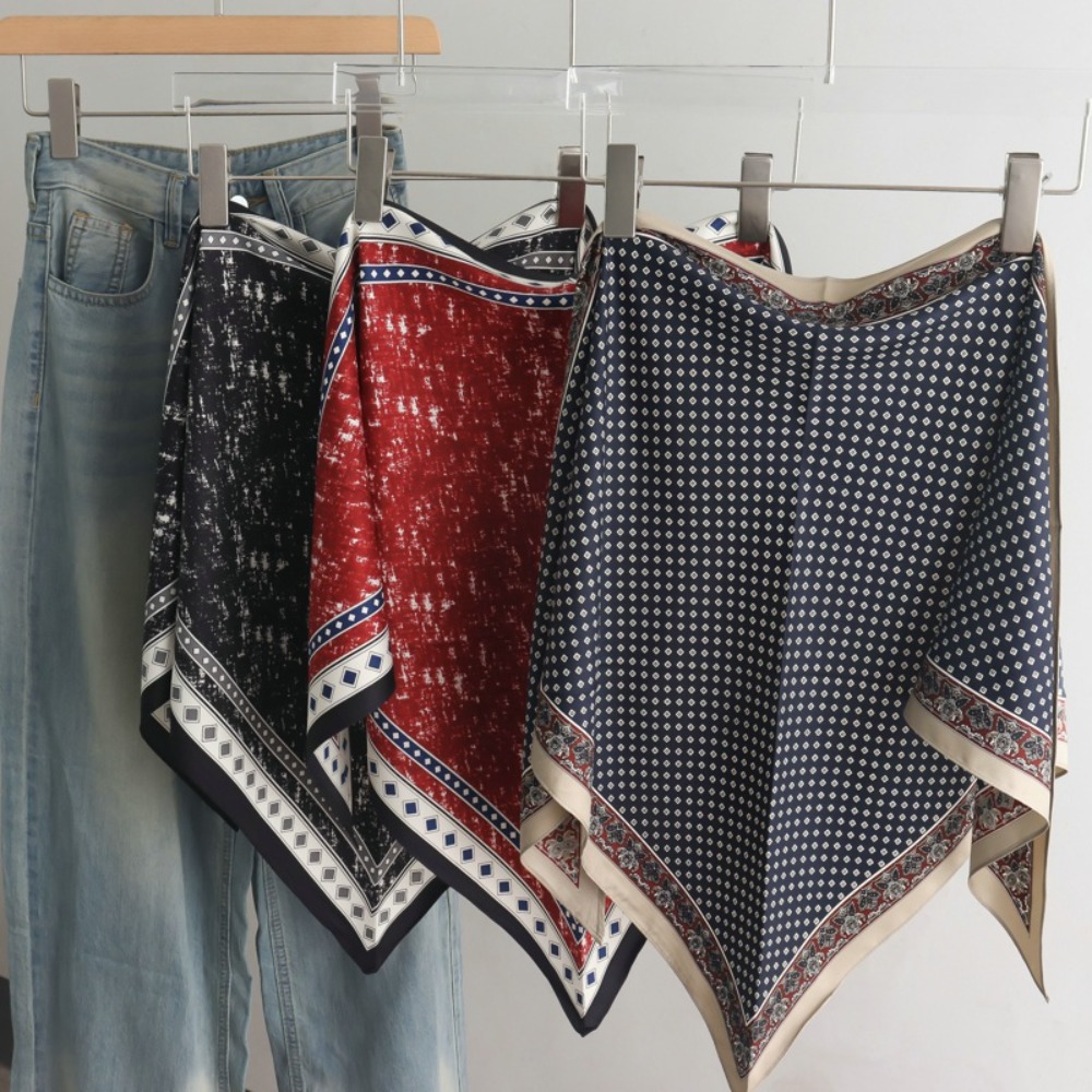 Summer Clothing Wraps - Новый атласный женский шарф-платок в стиле