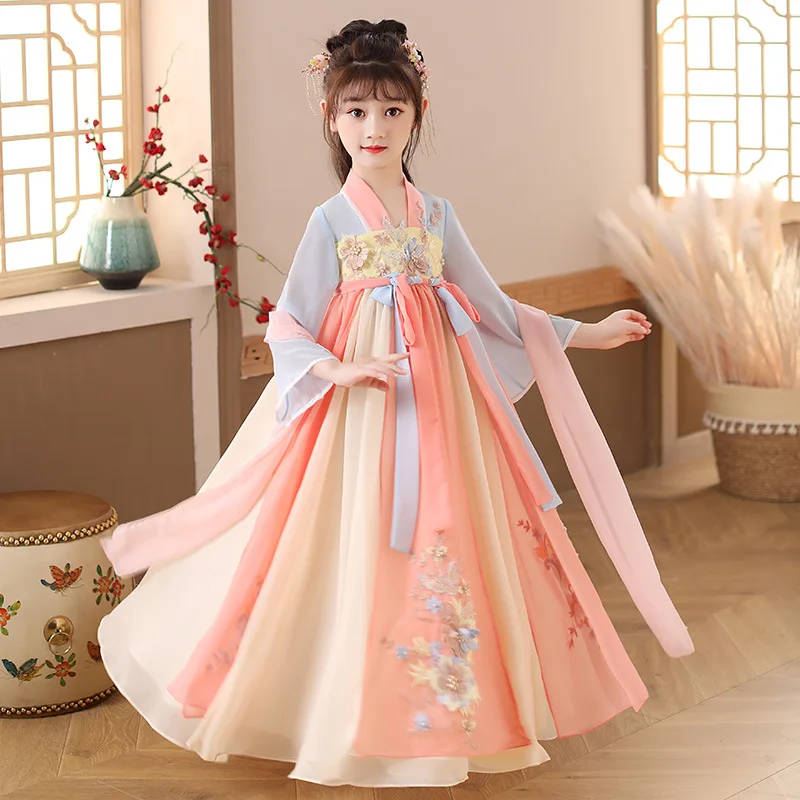 Summer Clothing Baby Girl - Летние детские платья Ханьфу, костюм принцессы,