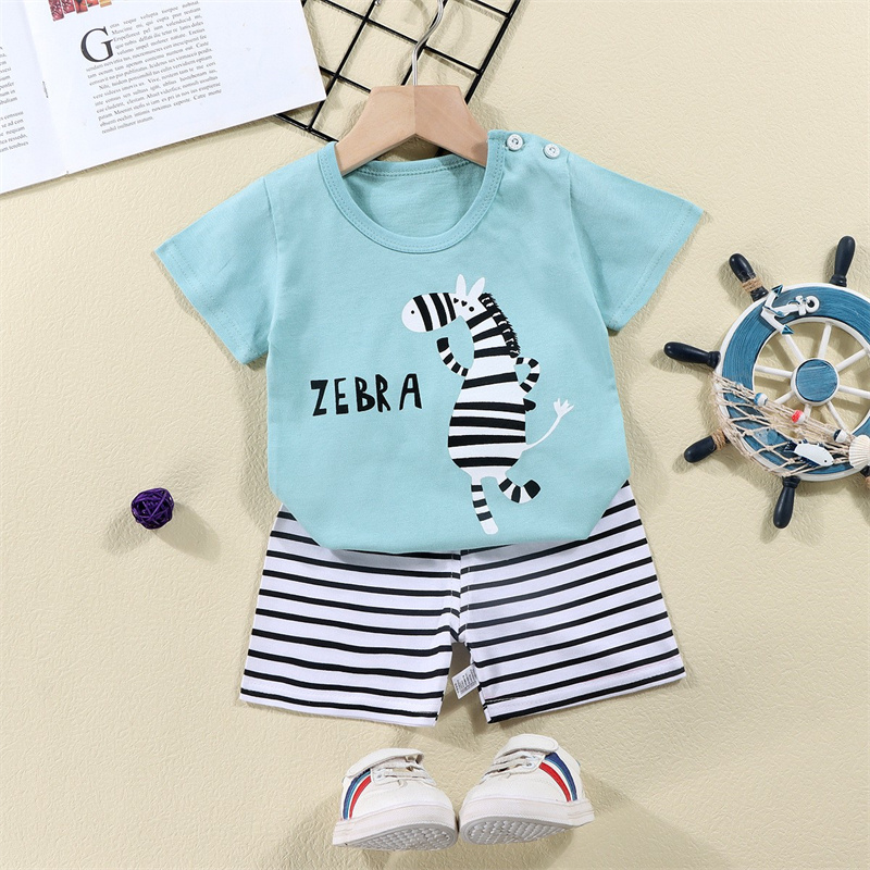 Хлопковые футболки + шорты, сп – обзор и цена Summer Clothing Baby Girl