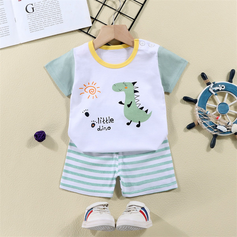 Хлопковые футболки + шорты, сп – обзор и цена Summer Clothing Baby Girl