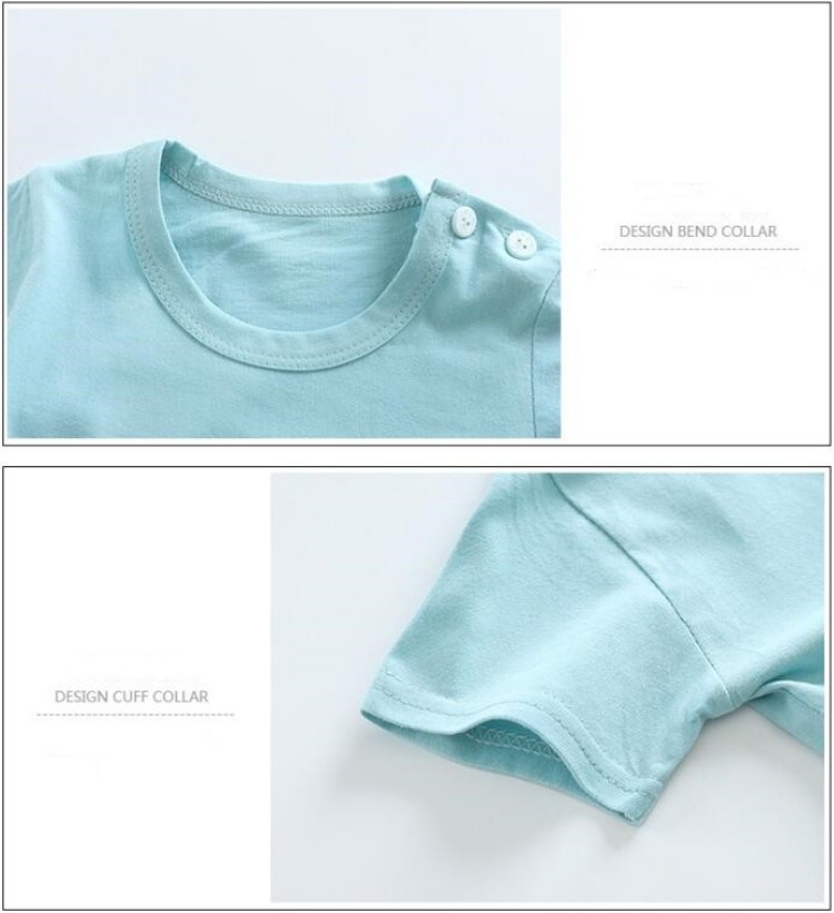 Хлопковые футболки + шорты, сп – обзор и цена Summer Clothing Baby Girl
