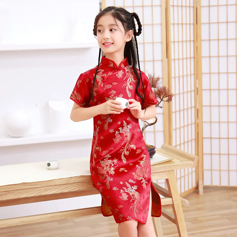 Summer Children's Cheongsam Mo – обзор и цена Summer Clothing Baby Girl