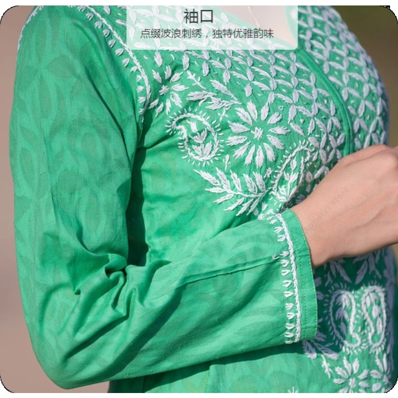 Женская туника Kurti с вышивко – обзор и цена Summer Clothing Pakistan