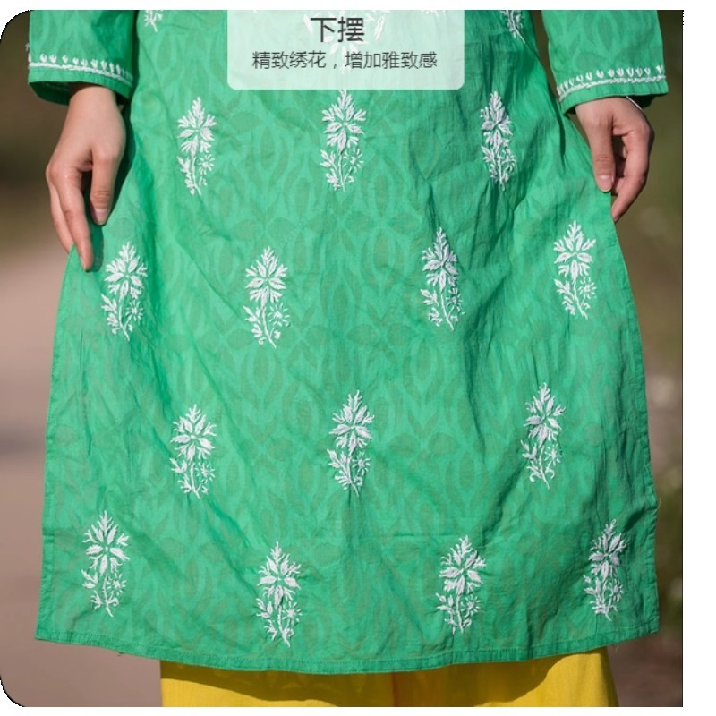 Женская туника Kurti с вышивко – обзор и цена Summer Clothing Pakistan