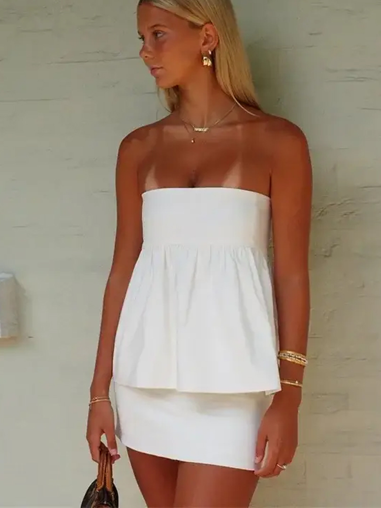 HXAO Топ без бретелек Женский  – обзор и цена Summer Zara