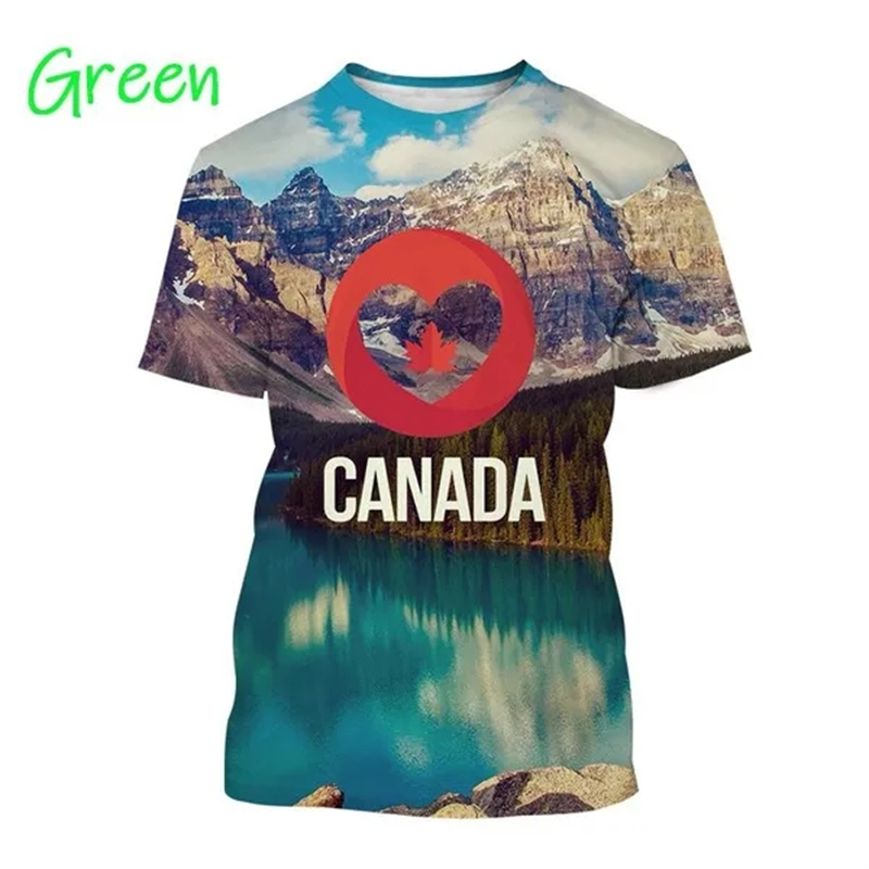 I Love Canada Flag Graphic T S – обзор и цена Summer Clothing Women Canada